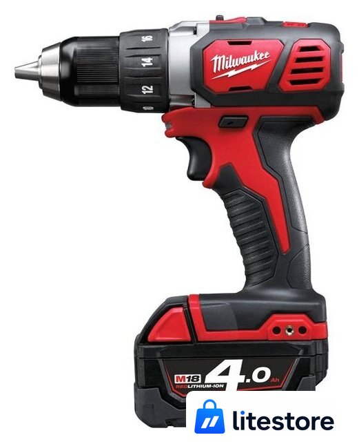 Дрель-шуруповерт Milwaukee M18 BDD-402C 4933443565 (с 2-мя АКБ, кейс) - Изображение №1 — Лайт Стор