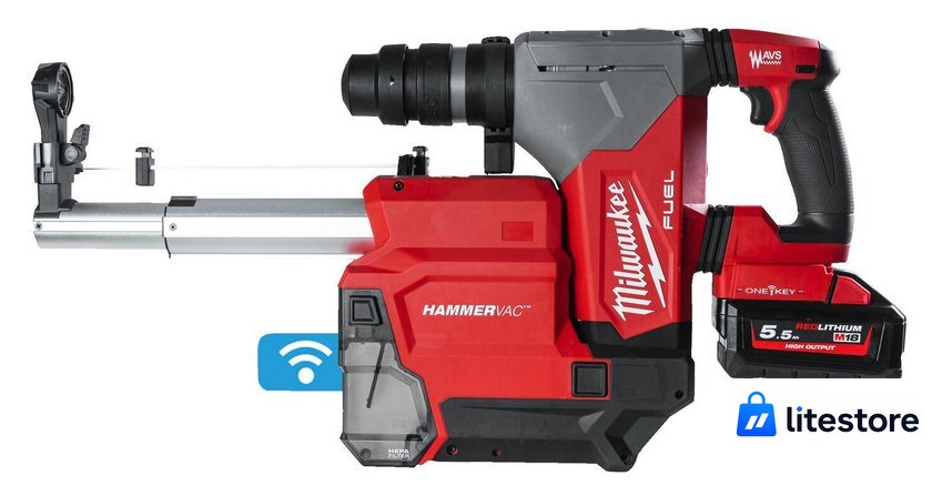 Перфоратор Milwaukee M18 ONE FHX DEL-552C Fuel 4933478506 (с 2-мя АКБ, кейс) - Изображение №1 — Лайт Стор