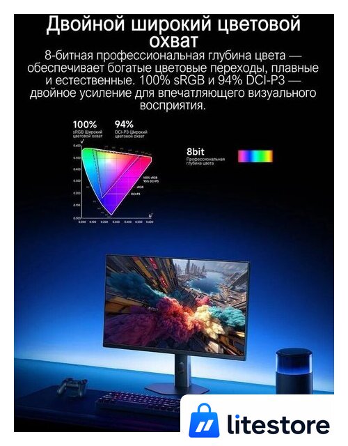 Игровой монитор Xiaomi Redmi G24 A24FDA-RG (китайская версия) - Изображение №8 — Лайт Стор