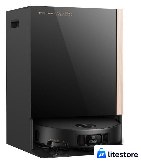 Робот-пылесос Trouver Robot Vacuum Mobius 60 Black RLV83LE (евровилка, черный) - Изображение №1 — Лайт Стор