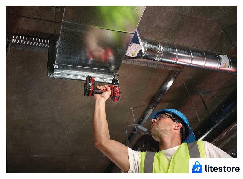 Дрель-шуруповерт Milwaukee M18 BDD-202C 4933443555 (с 2-мя АКБ, кейс) - Изображение №8 — Лайт Стор