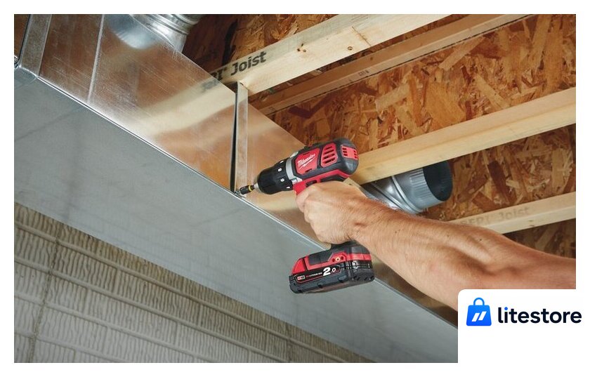 Дрель-шуруповерт Milwaukee M18 BDD-202C 4933443555 (с 2-мя АКБ, кейс) - Изображение №6 — Лайт Стор