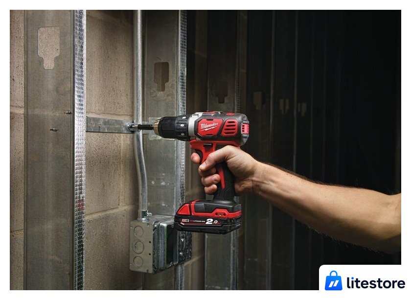 Дрель-шуруповерт Milwaukee M18 BDD-202C 4933443555 (с 2-мя АКБ, кейс) - Изображение №9 — Лайт Стор