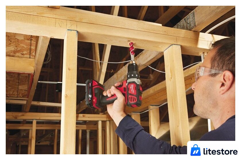 Дрель-шуруповерт Milwaukee M18 BDD-202C 4933443555 (с 2-мя АКБ, кейс) - Изображение №4 — Лайт Стор
