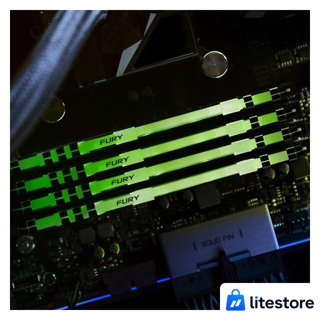 Оперативная память Kingston FURY Beast RGB 2x16ГБ DDR4 3200МГц KF432C16BB12AK2/32 - Изображение №12 — Лайт Стор