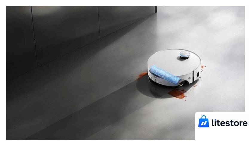 Робот-пылесос Dreame Robot Vacuum Aqua10 Ultra Roller Complete Black RLH71DE-1 (евровилка, черный) - Изображение №4 — Лайт Стор