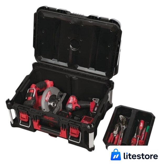 Ящик для инструментов Milwaukee PackOut Large Toolbox - Изображение №4 — Лайт Стор