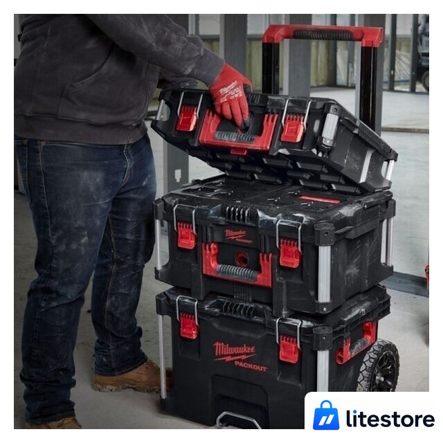 Ящик для инструментов Milwaukee PackOut Large Toolbox - Изображение №5 — Лайт Стор