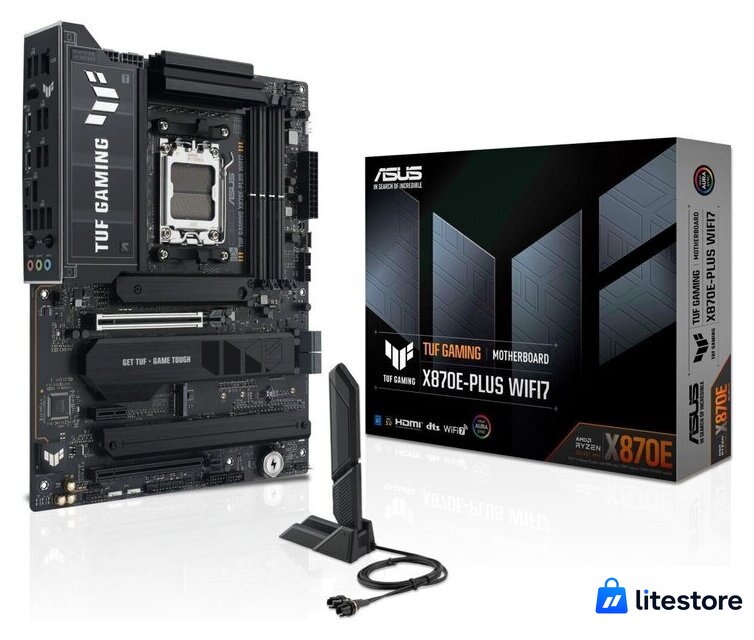 Материнская плата ASUS TUF Gaming X870E-Plus WiFi7 - Изображение №6 — Лайт Стор