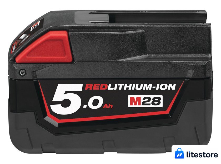 Аккумулятор Milwaukee M28 B5 4932430484 (28В/5 Ач) - Изображение №1 — Лайт Стор