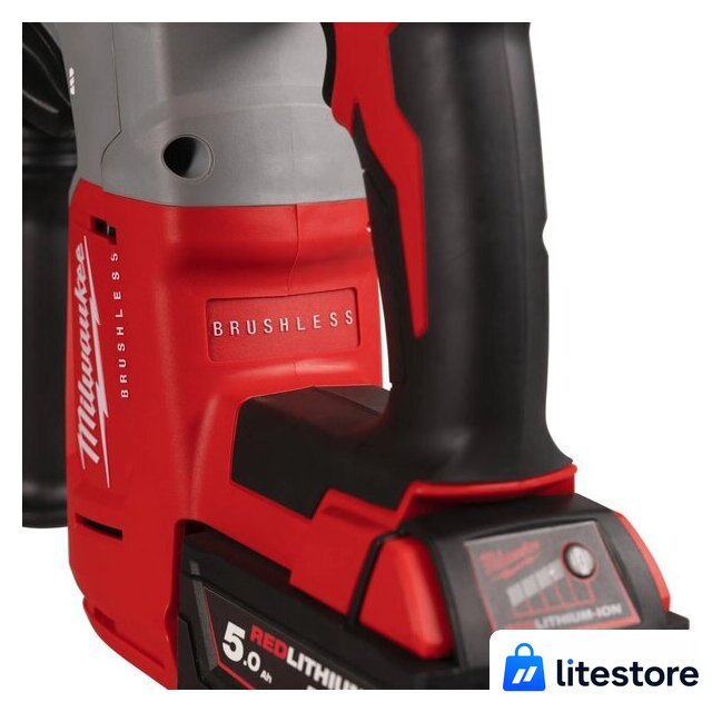 Перфоратор Milwaukee M18 BLHXMC-502X 4933499459 (с 2-мя АКБ, кейс) - Изображение №4 — Лайт Стор