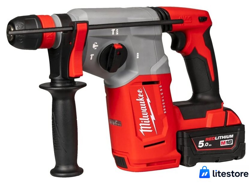 Перфоратор Milwaukee M18 BLHXMC-502X 4933499459 (с 2-мя АКБ, кейс) - Изображение №19 — Лайт Стор