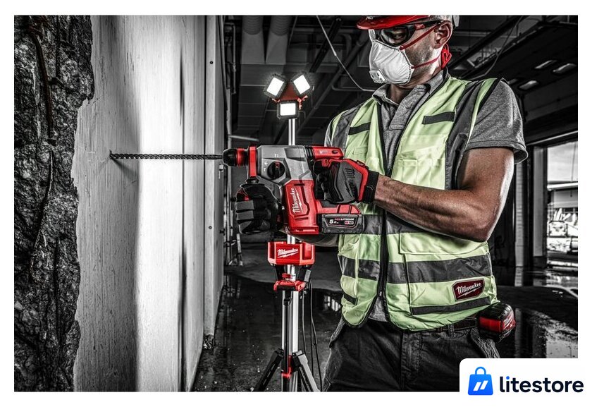 Перфоратор Milwaukee M18 BLHXMC-502X 4933499459 (с 2-мя АКБ, кейс) - Изображение №11 — Лайт Стор