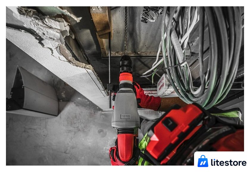 Перфоратор Milwaukee M18 BLHXMC-502X 4933499459 (с 2-мя АКБ, кейс) - Изображение №14 — Лайт Стор