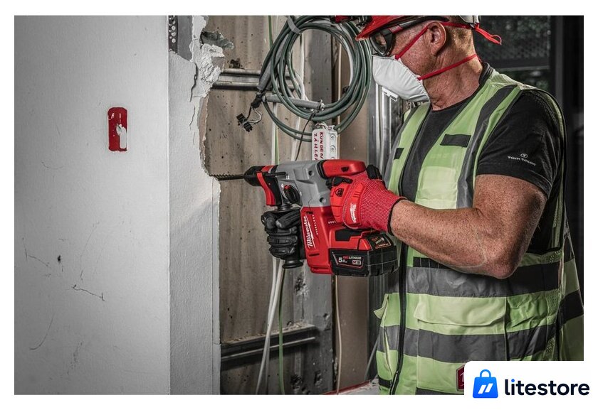 Перфоратор Milwaukee M18 BLHXMC-502X 4933499459 (с 2-мя АКБ, кейс) - Изображение №15 — Лайт Стор