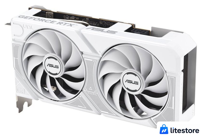 Видеокарта ASUS Dual GeForce RTX 5060 8GB GDDR7 White OC Edition DUAL-RTX5060-O8G-WHITE - Изображение №6 — Лайт Стор