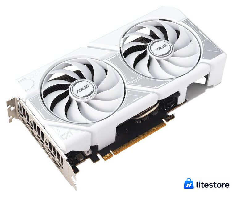 Видеокарта ASUS Dual GeForce RTX 5060 8GB GDDR7 White OC Edition DUAL-RTX5060-O8G-WHITE - Изображение №4 — Лайт Стор
