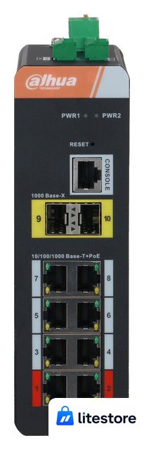 Управляемый коммутатор 2-го уровня Dahua IS4210-8GT-120 - Изображение №3 — Лайт Стор