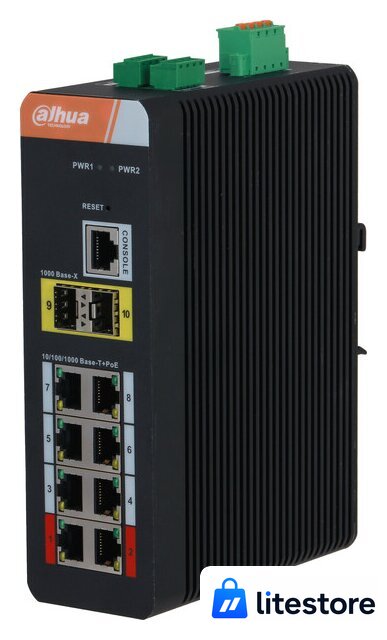 Управляемый коммутатор 2-го уровня Dahua IS4210-8GT-120 - Изображение №1 — Лайт Стор