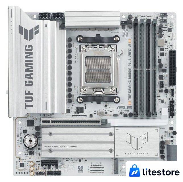 Материнская плата ASUS TUF Gaming B850M-Plus WiFi7 W - Изображение №1 — Лайт Стор