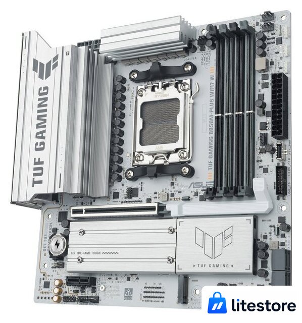 Материнская плата ASUS TUF Gaming B850M-Plus WiFi7 W - Изображение №2 — Лайт Стор