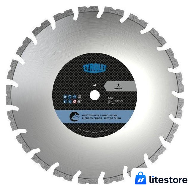 Отрезной диск алмазный  Tyrolit Basic DCH 350x3.2/2.4x20 34501474 - Изображение №1 — Лайт Стор
