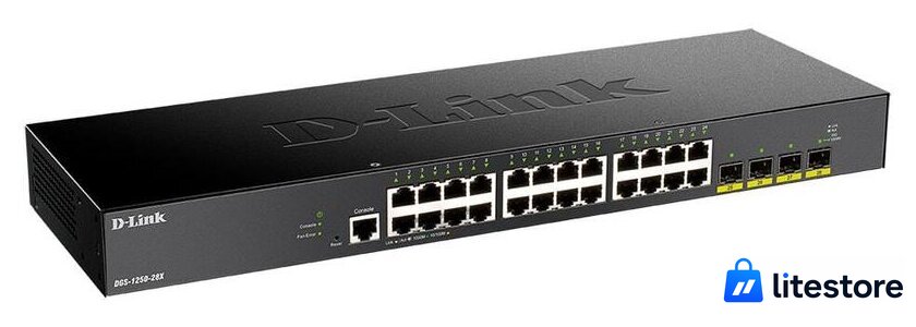 Управляемый коммутатор 2-го уровня D-Link DGS-1250-28X/A1A - Изображение №2 — Лайт Стор