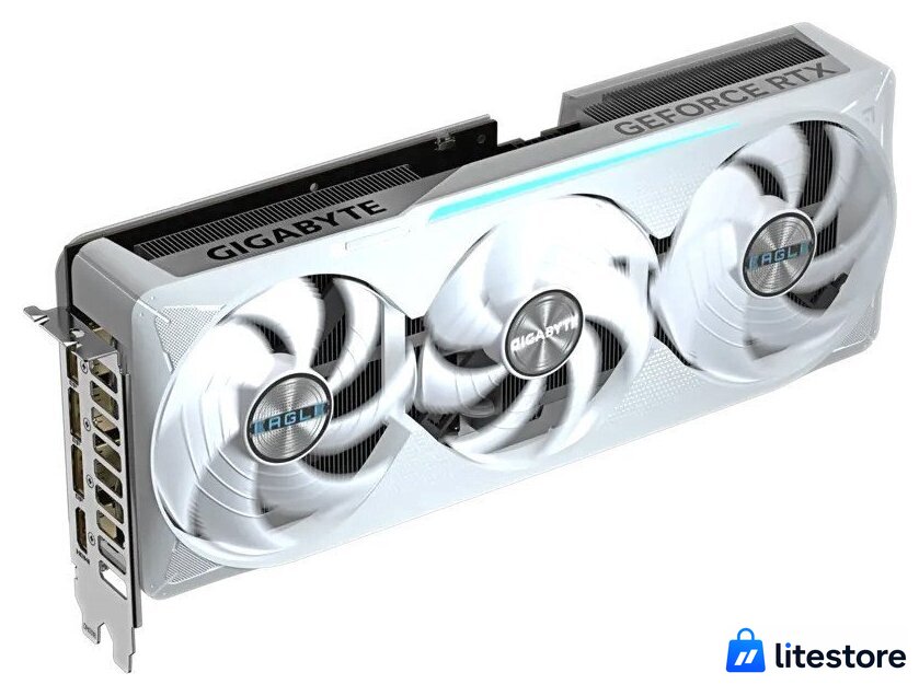 Видеокарта Gigabyte GeForce RTX 5070 Ti Eagle OC Ice SFF 16G GV-N507TEAGLEOC ICE-16GD - Изображение №1 — Лайт Стор