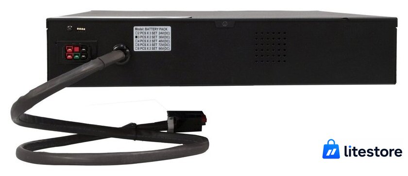 Внешний батарейный блок Powercom BAT NXT-72V (72В/14 А·ч) - Изображение №3 — Лайт Стор