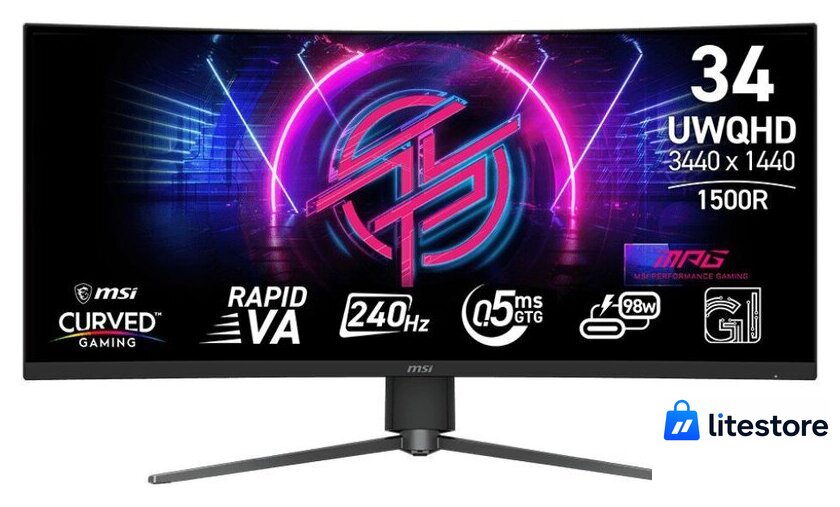 Игровой монитор MSI MPG 346CQRF X24 - Изображение №1 — Лайт Стор