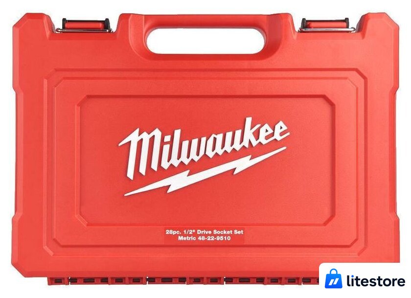 Набор трещотка с головками Milwaukee 4932471864 (28 предметов) - Изображение №4 — Лайт Стор