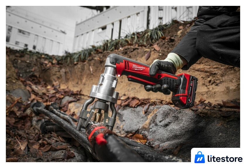 Инструмент для болтовых соединителей и наконечников Milwaukee M18 M18BSBT-202X 4933493289 (с 2-мя АКБ, кейс) - Изображение №5 — Лайт Стор