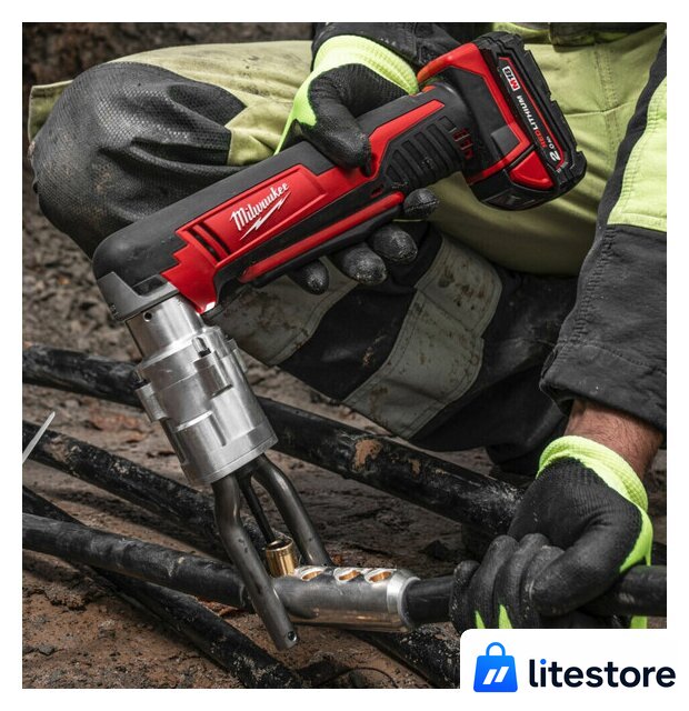 Инструмент для болтовых соединителей и наконечников Milwaukee M18 M18BSBT-202X 4933493289 (с 2-мя АКБ, кейс) - Изображение №8 — Лайт Стор