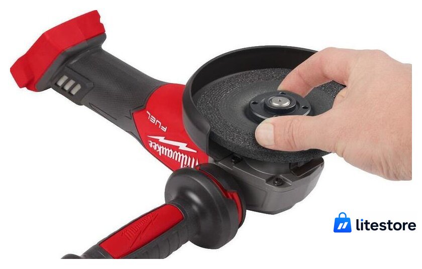 Угловая шлифмашина Milwaukee M18 FSAG125X-0X Fuel 4933478428 (без АКБ) - Изображение №7 — Лайт Стор
