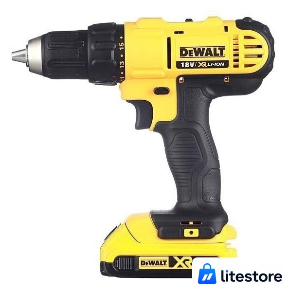 Дрель-шуруповерт DeWalt DCD771D2 (с 2-мя АКБ 2 Ah) - Изображение №2 — Лайт Стор