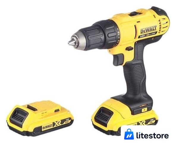 Дрель-шуруповерт DeWalt DCD771D2 (с 2-мя АКБ 2 Ah) - Изображение №1 — Лайт Стор