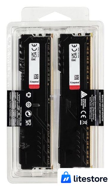 Оперативная память Kingston FURY Beast 2x16GB DDR4 PC4-25600 KF432C16BB1K2/32 - Изображение №8 — Лайт Стор
