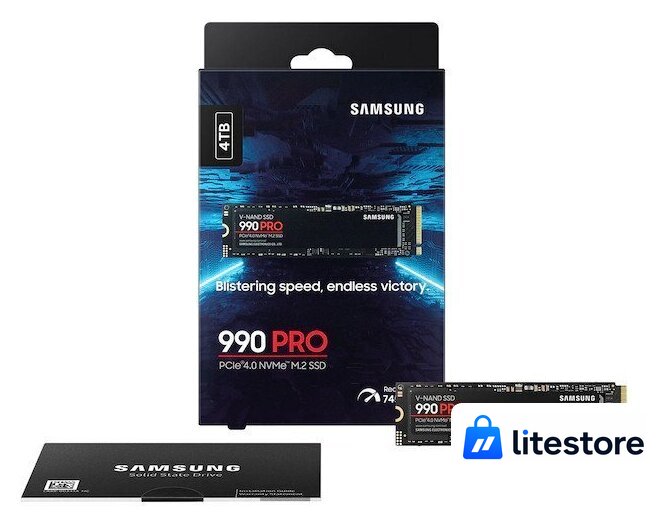 SSD Samsung 990 Pro 4TB MZ-V9P4T0BW - Изображение №3 — Лайт Стор