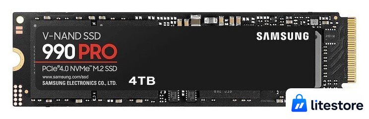 SSD Samsung 990 Pro 4TB MZ-V9P4T0BW - Изображение №1 — Лайт Стор