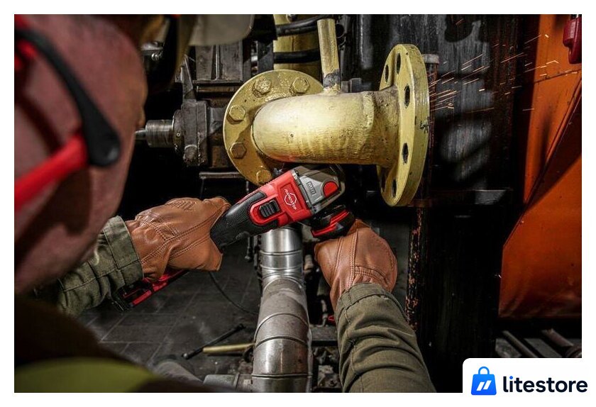 Угловая шлифмашина Milwaukee M18 FSAG125XB-502X Fuel 4933478430 (с 2-мя АКБ) - Изображение №5 — Лайт Стор