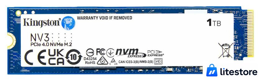 SSD Kingston NV3 1TB SNV3S/1000G - Изображение №1 — Лайт Стор