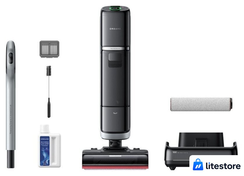 Вертикальный моющий пылесос Dreame H15 Pro Heat wet and dry Vacuum Cleaner (евровилка) - Изображение №7 — Лайт Стор