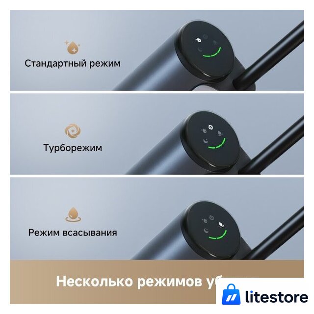 Вертикальный моющий пылесос Dreame G10 Wet and Dry Vacuum HHR12A (евровилка, черный) - Изображение №6 — Лайт Стор