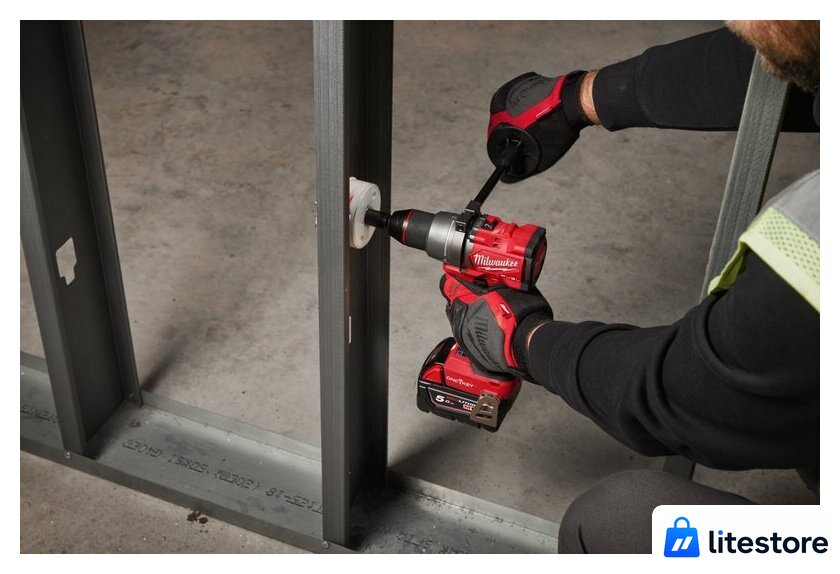 Ударная дрель-шуруповерт Milwaukee M18 ONEPD3-502X 4933492801 (с 2-мя АКБ, кейс) - Изображение №10 — Лайт Стор