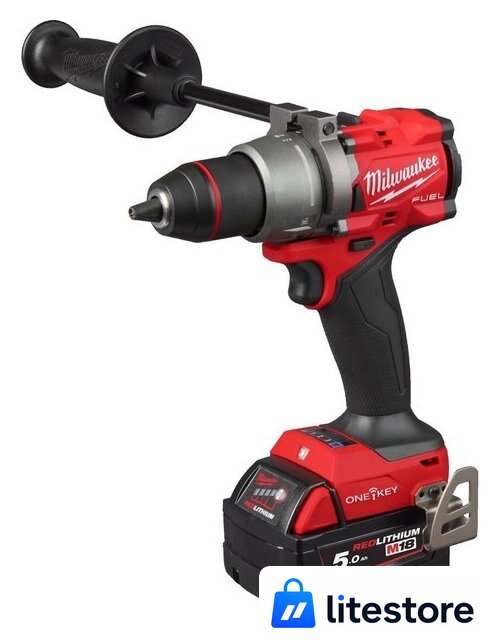 Ударная дрель-шуруповерт Milwaukee M18 ONEPD3-502X 4933492801 (с 2-мя АКБ, кейс) - Изображение №4 — Лайт Стор