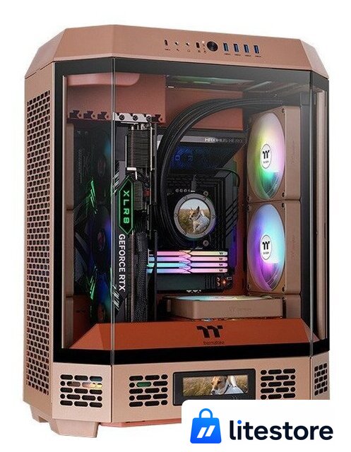 Корпус Thermaltake The Tower 600 Gravel Sand CA-1Z1-00MGWN-00 - Изображение №1 — Лайт Стор