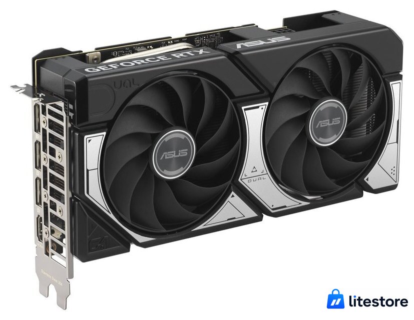 Видеокарта ASUS Dual GeForce RTX 5060 Ti 16GB GDDR7 OC Edition DUAL-RTX5060TI-O16G - Изображение №1 — Лайт Стор