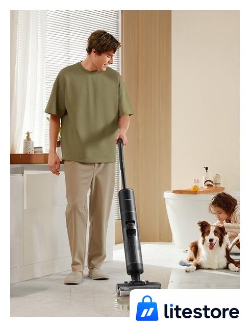 Вертикальный моющий пылесос Dreame G10 Pro Wet and Dry Vacuum (евровилка) - Изображение №6 — Лайт Стор