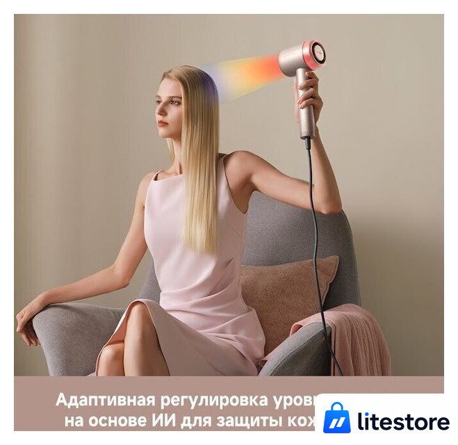 Фен Dreame Hairdryer Gusto AHG40A (розовый) - Изображение №16 — Лайт Стор