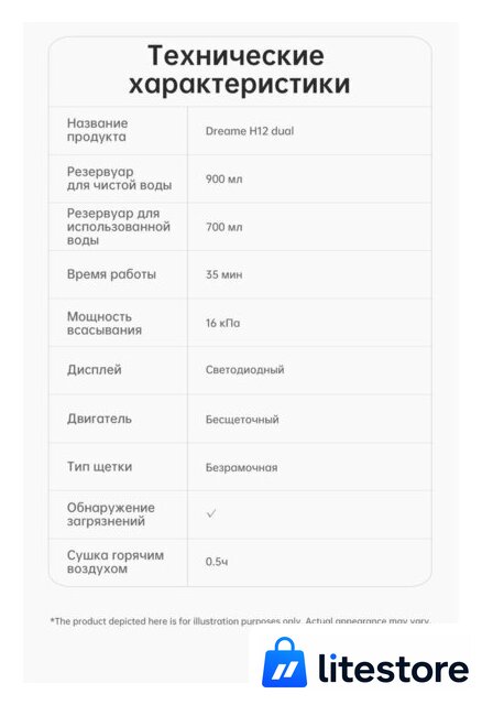 Пылесос Dreame H12 Dual (международная версия) - Изображение №35 — Лайт Стор